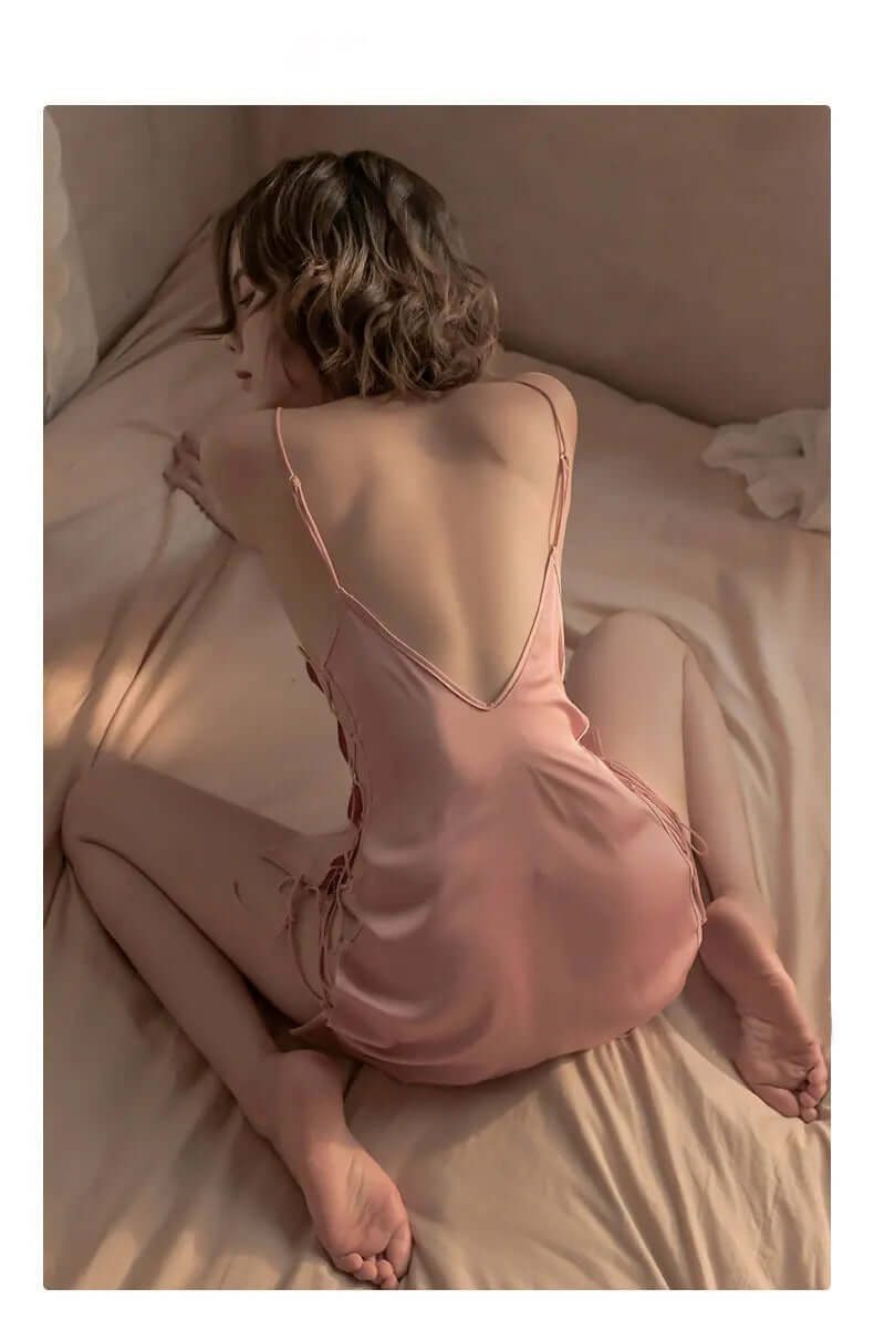 Side Slit Hollow Out Sexy Sling Lingerie