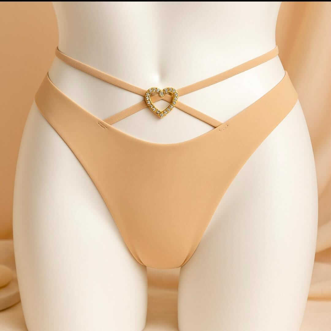 Heart Charm Panty Set