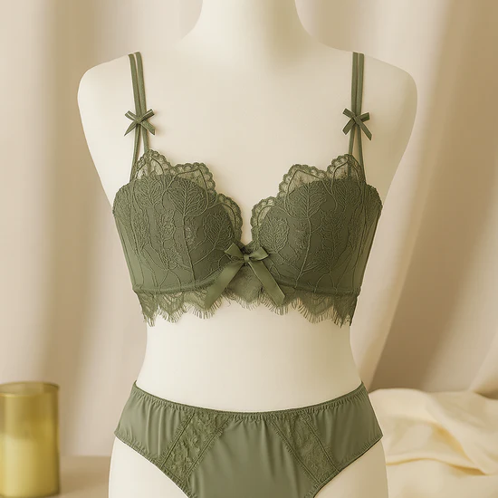 High-Quality Soft Push-Up Bridal Bra & Panty Set