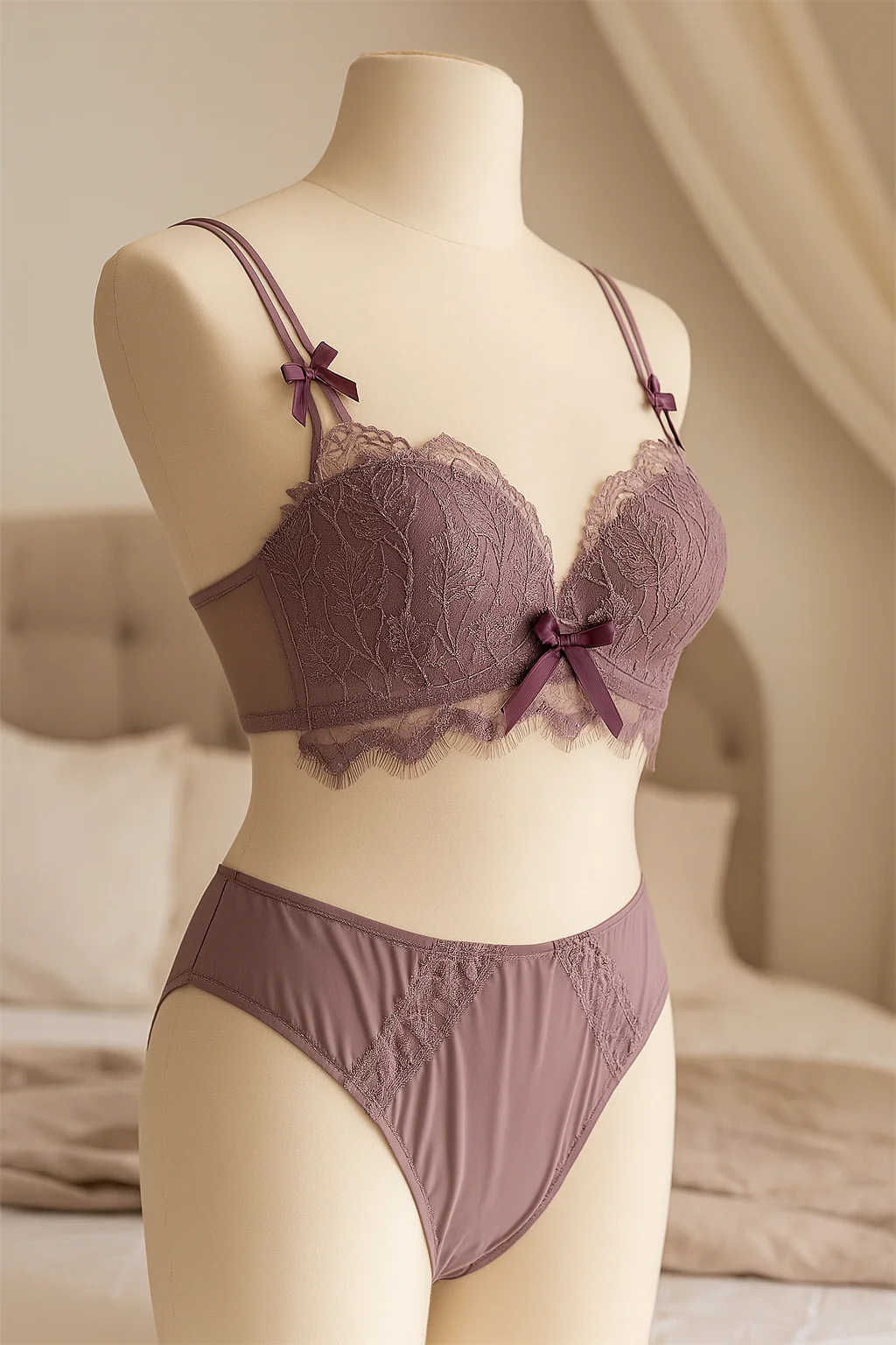 High-Quality Soft Push-Up Bridal Bra & Panty Set