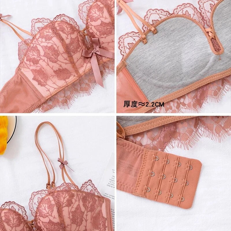 High-Quality Soft Push-Up Bridal Bra & Panty Set