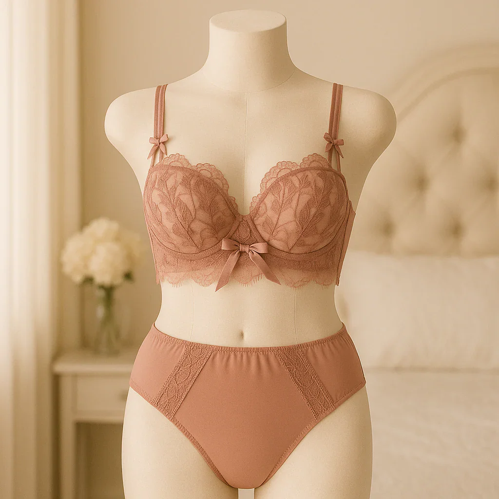 High-Quality Soft Push-Up Bridal Bra & Panty Set