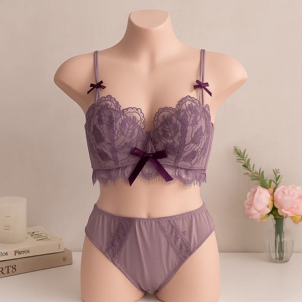 High-Quality Soft Push-Up Bridal Bra & Panty Set