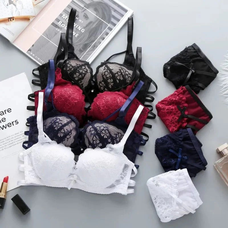 Padded Lace Bra and Panty Set