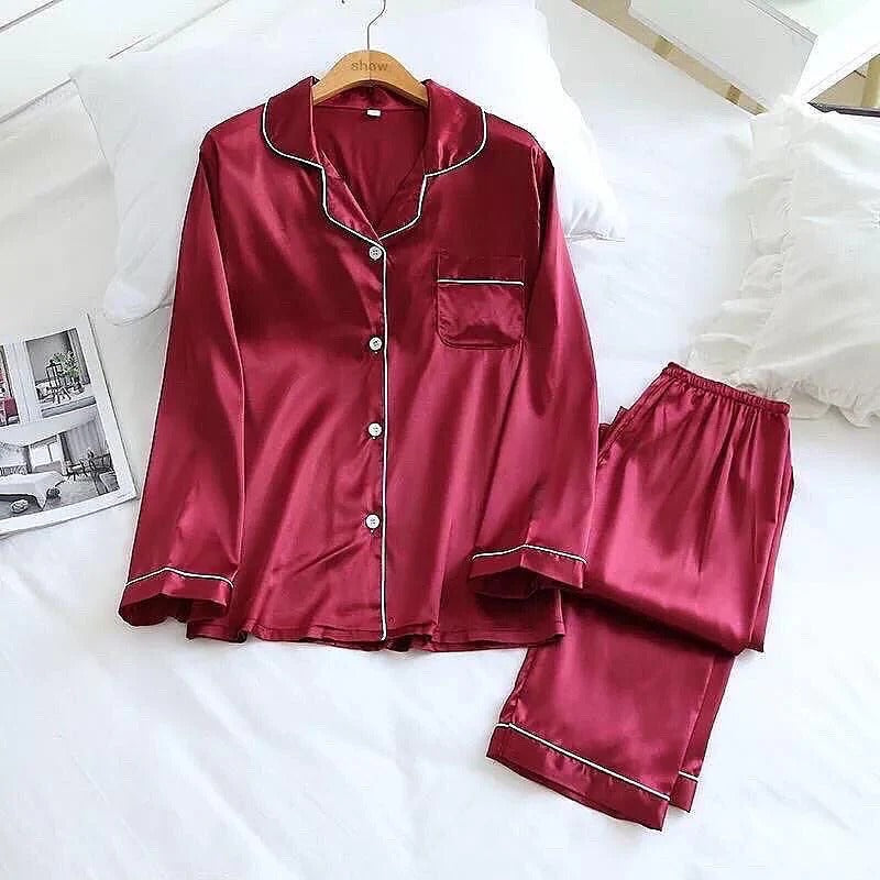 Luxurious Silk Pajama Set